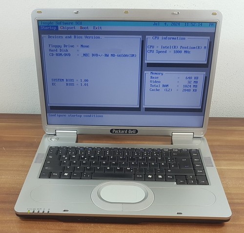 Notebook packard bell - notebook,